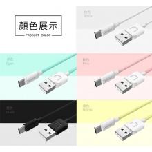 USAMS Type-C 充電傳輸線 1m 炫動系列 US-SJ099 充電線 TYPEC TYPEC充電線